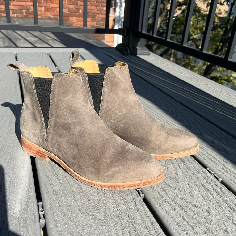 Nisolo Gray Pointed Toe Boot - image 1